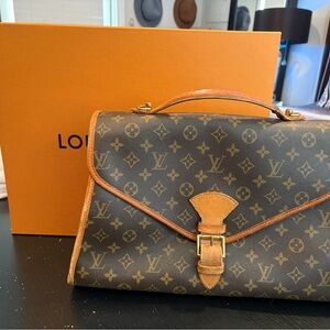 AUTHENTIC Louis Vuitton Monogram Beverly GM Unisex Briefcase